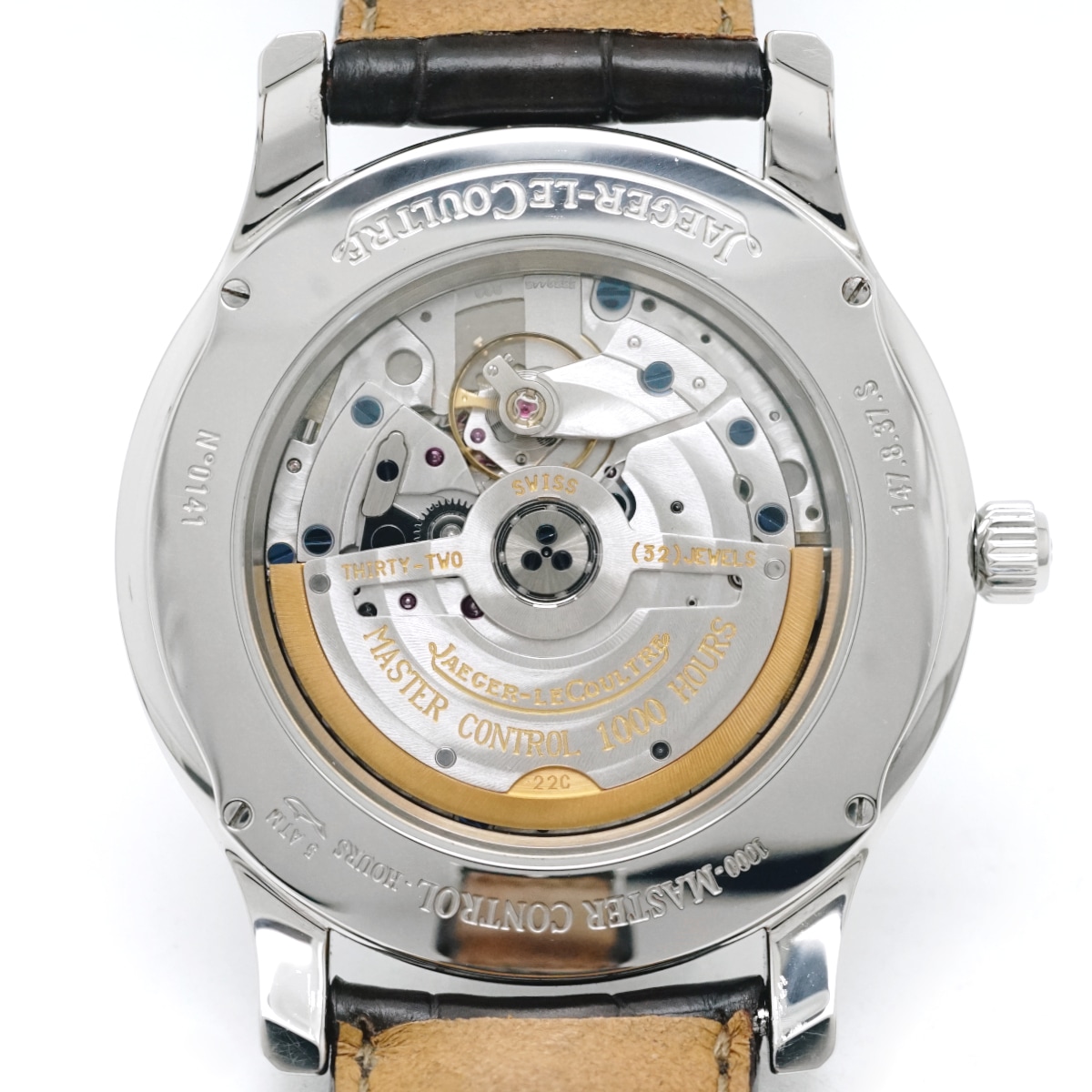 ジャガールクルト マスターコントロール Q1398420 147.8.37.S 自動巻き 純正Dバックル OH済 2006年購入品 USED