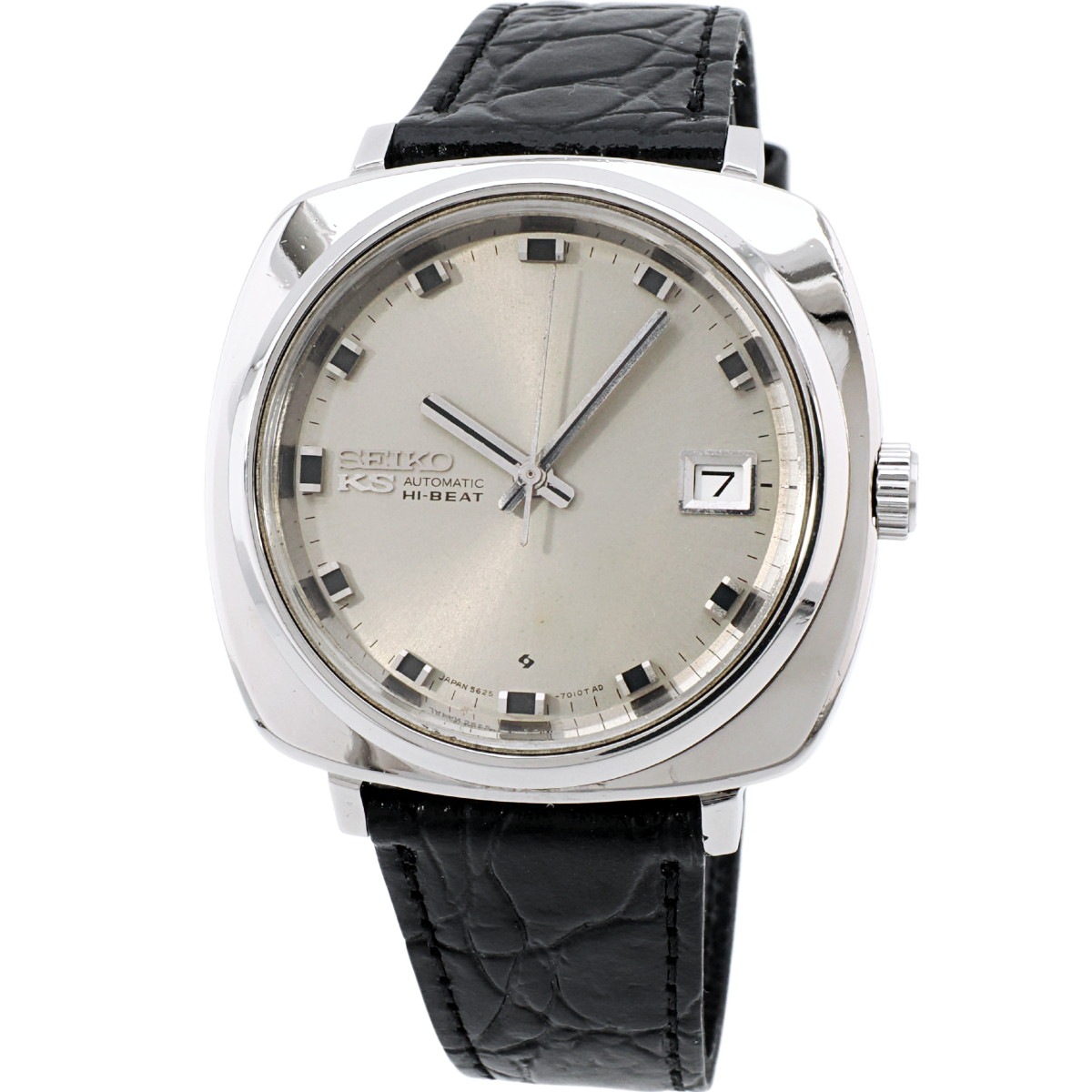 キングセイコー 5625-7010 クッション型 ワンピースケース KSメダリオン 自動巻 OH済 昭和44年/1969年製 Seiko