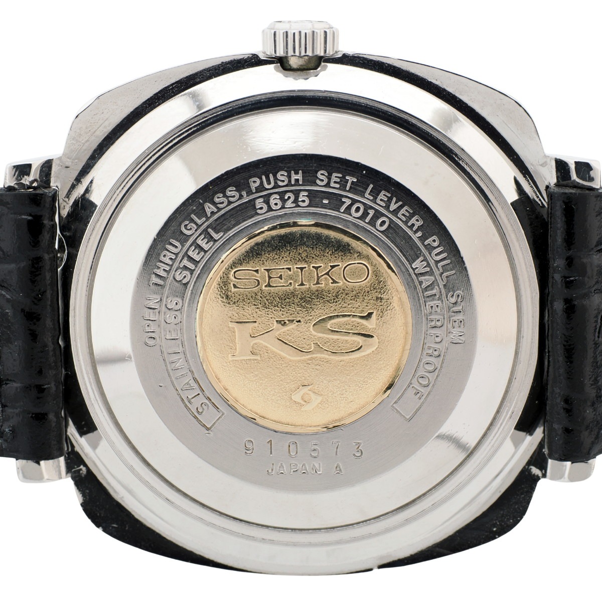 キングセイコー 5625-7010 クッション型 ワンピースケース KSメダリオン 自動巻 OH済 昭和44年/1969年製 Seiko