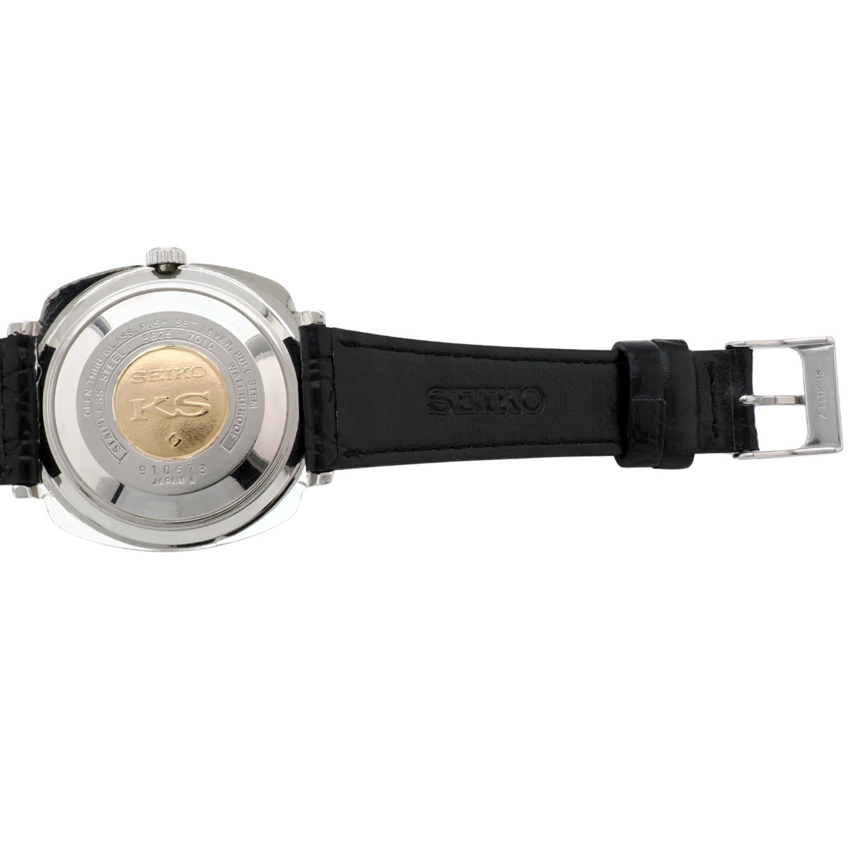 キングセイコー 5625-7010 クッション型 ワンピースケース KSメダリオン 自動巻 OH済 昭和44年/1969年製 Seiko