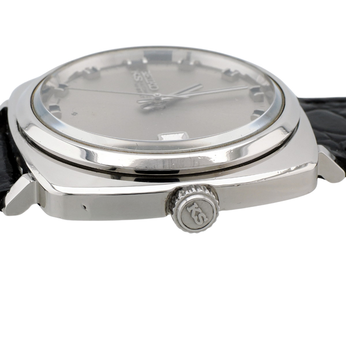 キングセイコー 5625-7010 クッション型 ワンピースケース KSメダリオン 自動巻 OH済 昭和44年/1969年製 Seiko