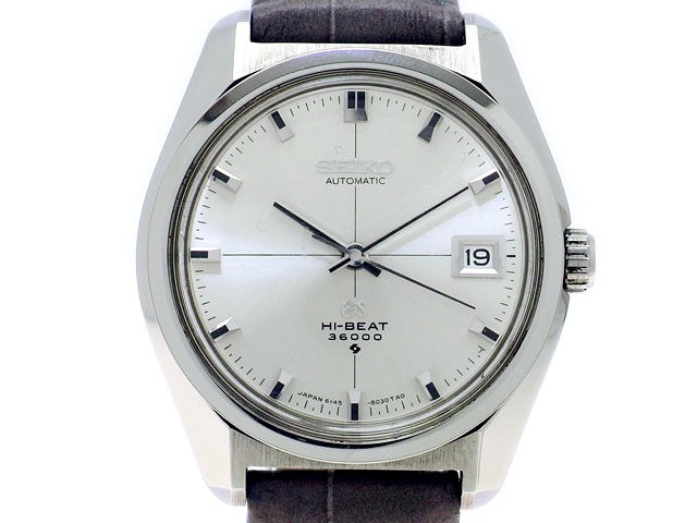 チ*ー様 SEIKO GS 自動巻き 腕時計 6145 グランドセイコー 61GS 6145-8000 ハイビート 自動巻 OH済 昭和