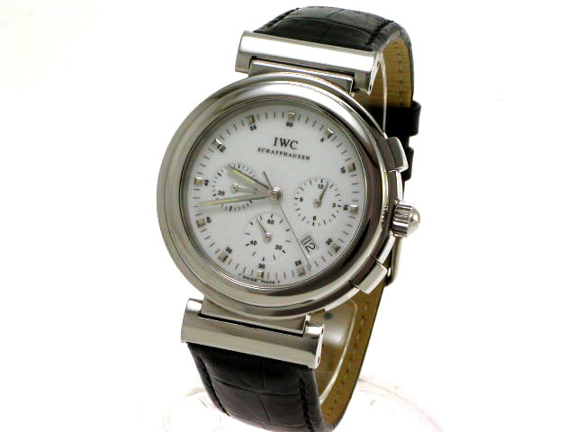 IWC ダヴィンチ SL 3728 クロノグラフ 革ベルト クォーツ USED