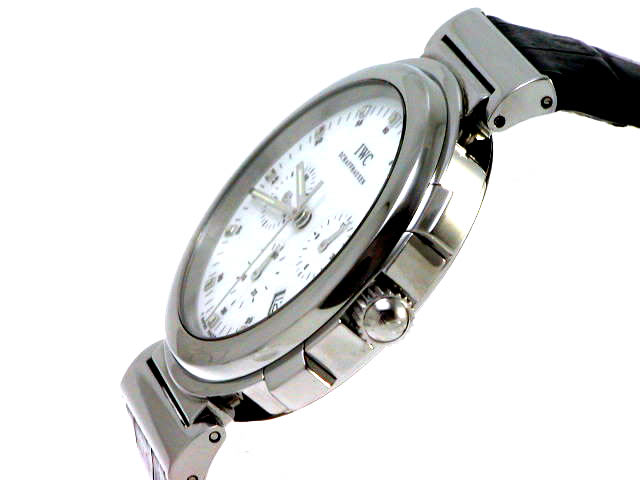 IWC ダヴィンチ SL 3728 クロノグラフ 革ベルト クォーツ USED