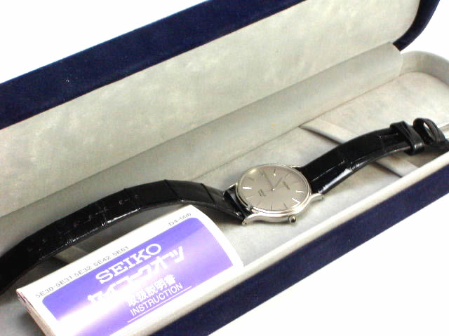 FS-43★SEIKO セイコー ドルチェ クオーツ、CITIZEN シチズン アテッサ ラジオコントロール チタニウム 2個セット★電池なし動作未確認 JA-3267| セイコー ドルチェ 9530-6000 GP⁄SS コンビケース グレー