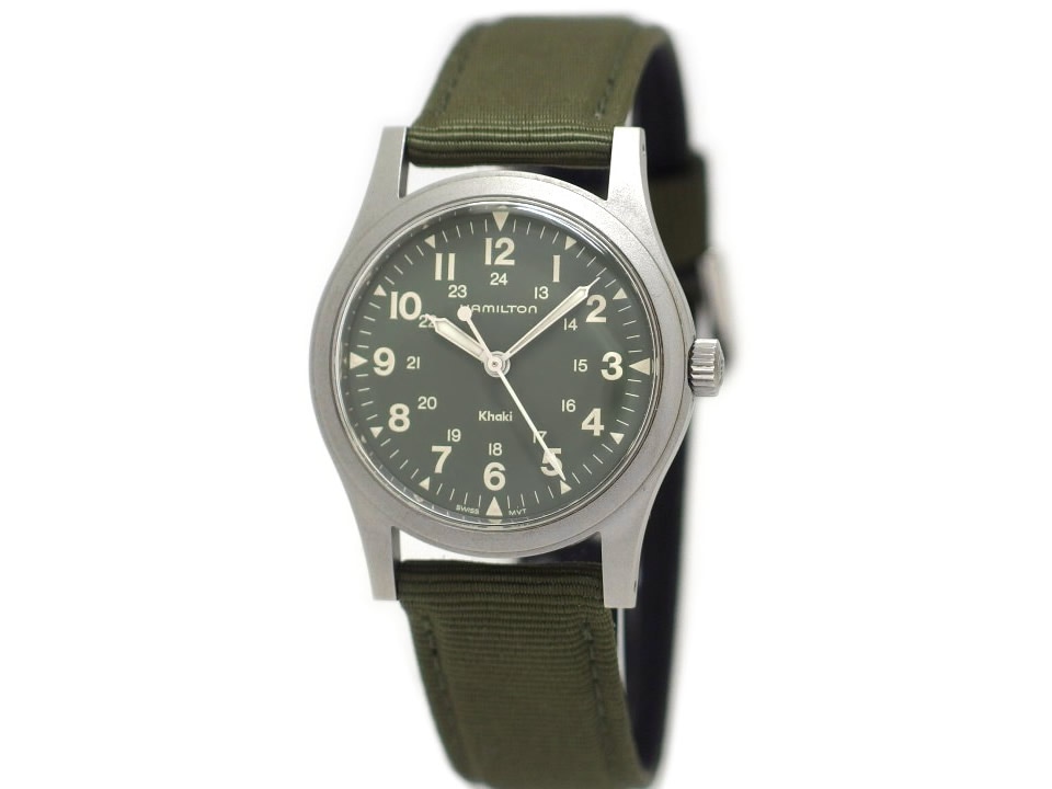 M*e様 HAMILTON 9415A ハミルトン khaki 18mm HAMILTON 9415A ハミルトン khaki 18mm