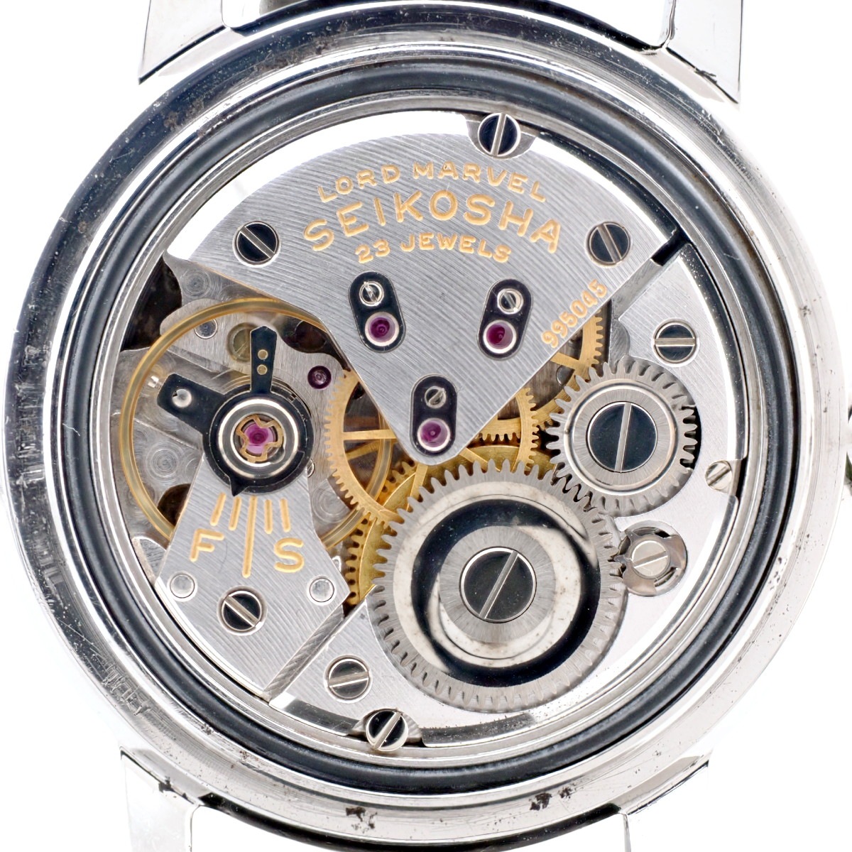 セイコー ロードマーベル 15027E ステンレス製 SD文字盤 23石 手巻 OH済 昭和37年/1962年製 Seiko