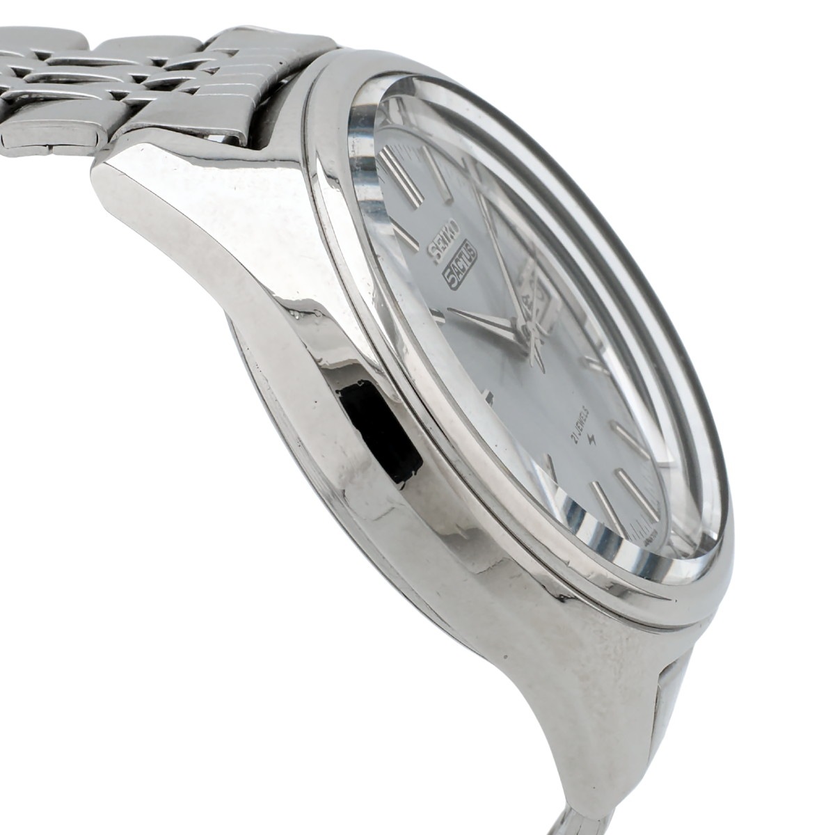 セイコー 5アクタス 7019-7060 ライトブルー文字盤 自動巻 OH済 昭和47年/1972年製