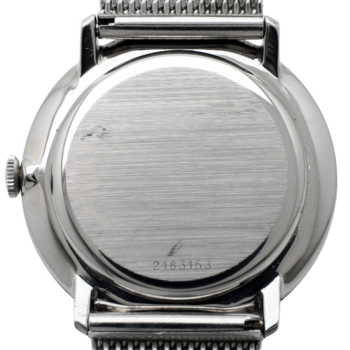 IWC Ref.2401 ブルー文字盤 純正メッシュブレスレット Cal.403 手巻き OH済 1977年製