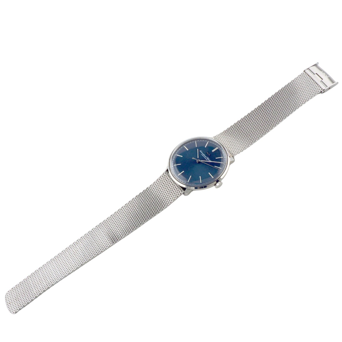 IWC Ref.2401 ブルー文字盤 純正メッシュブレスレット Cal.403 手巻き OH済 1977年製