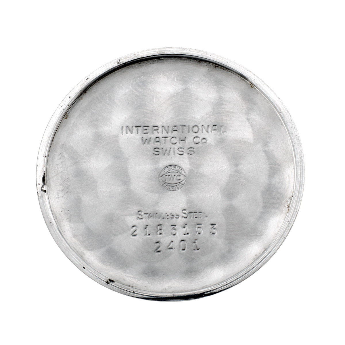 IWC Ref.2401 ブルー文字盤 純正メッシュブレスレット Cal.403 手巻き OH済 1977年製