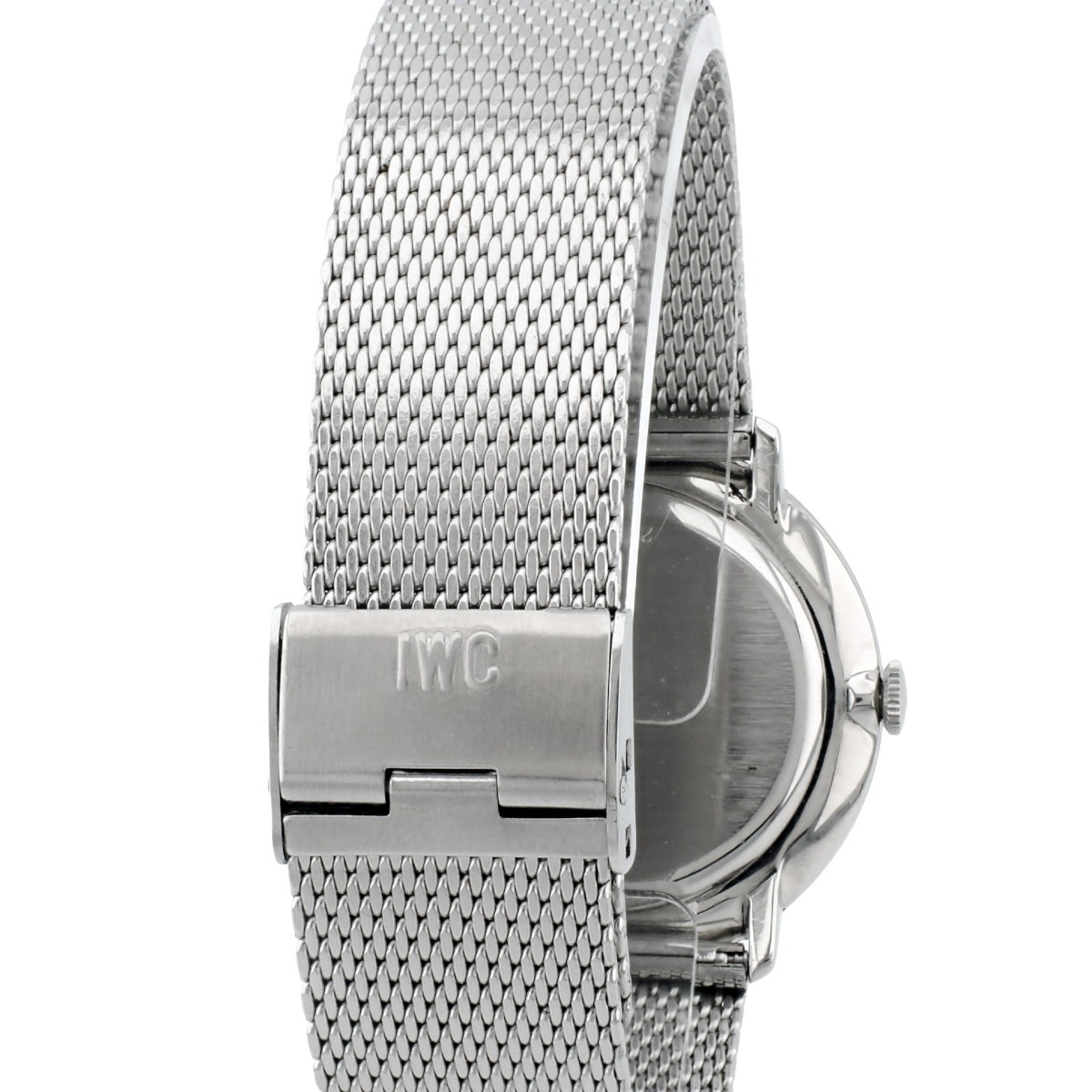 IWC Ref.2401 ブルー文字盤 純正メッシュブレスレット Cal.403 手巻き OH済 1977年製