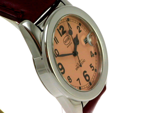MHR マハラ S-79-7 064 自動巻 ピンクダイヤル USED
