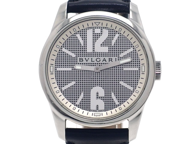 ブルガリ ソロテンポ ST37S クオーツ メンズ USED Bulgari