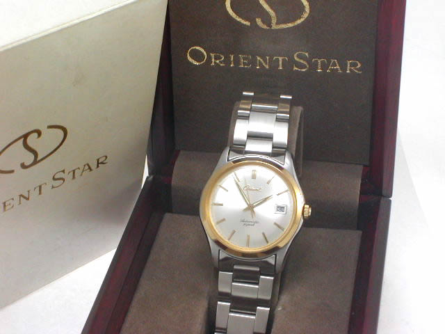 オリエント オートマチック デイト SSブレス 自動巻 USED