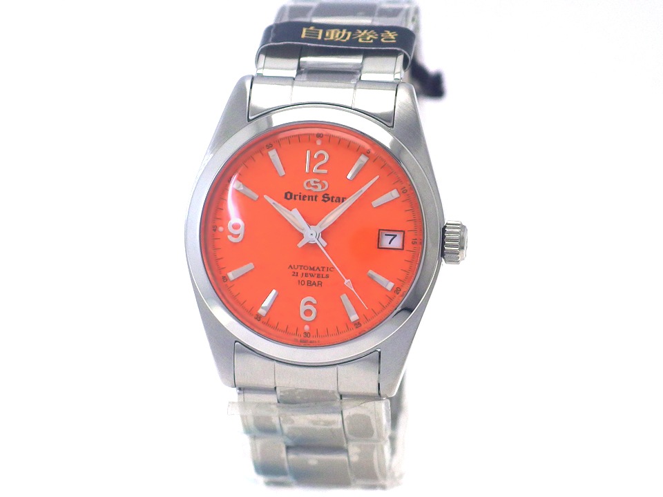 オリエントスター オートマチック デイト WZ0271ER オレンジ文字盤 自動巻 未使用品 ORIENT