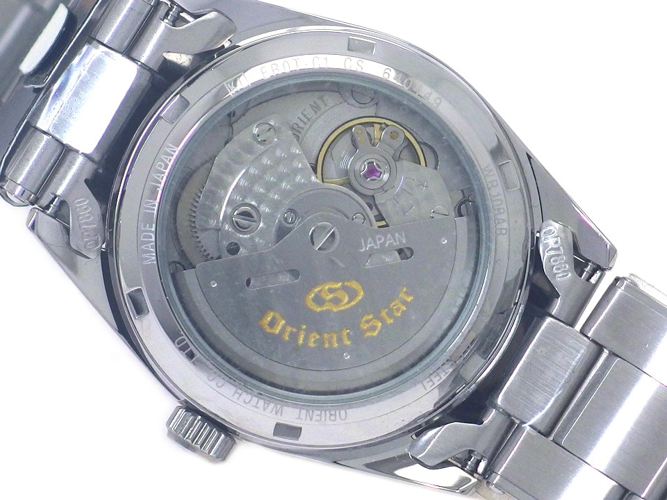 オリエントスター オートマチック デイト WZ0271ER オレンジ文字盤 自動巻 未使用品 ORIENT