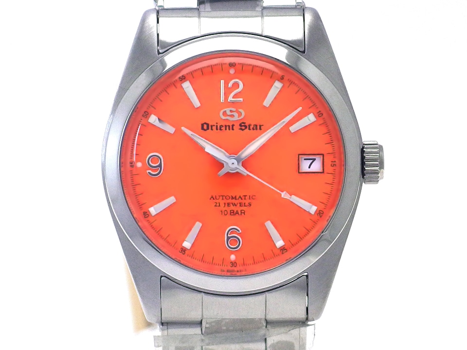 オリエントスター オートマチック デイト WZ0271ER オレンジ文字盤