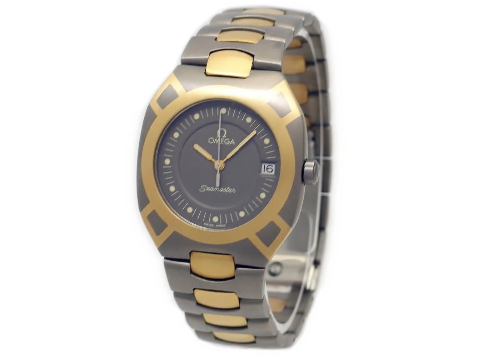 OMEGA Seamaster ポラリス シルバー/ゴールド 楽天市場】オメガ ポラリス（シリーズシーマスター（オメガ