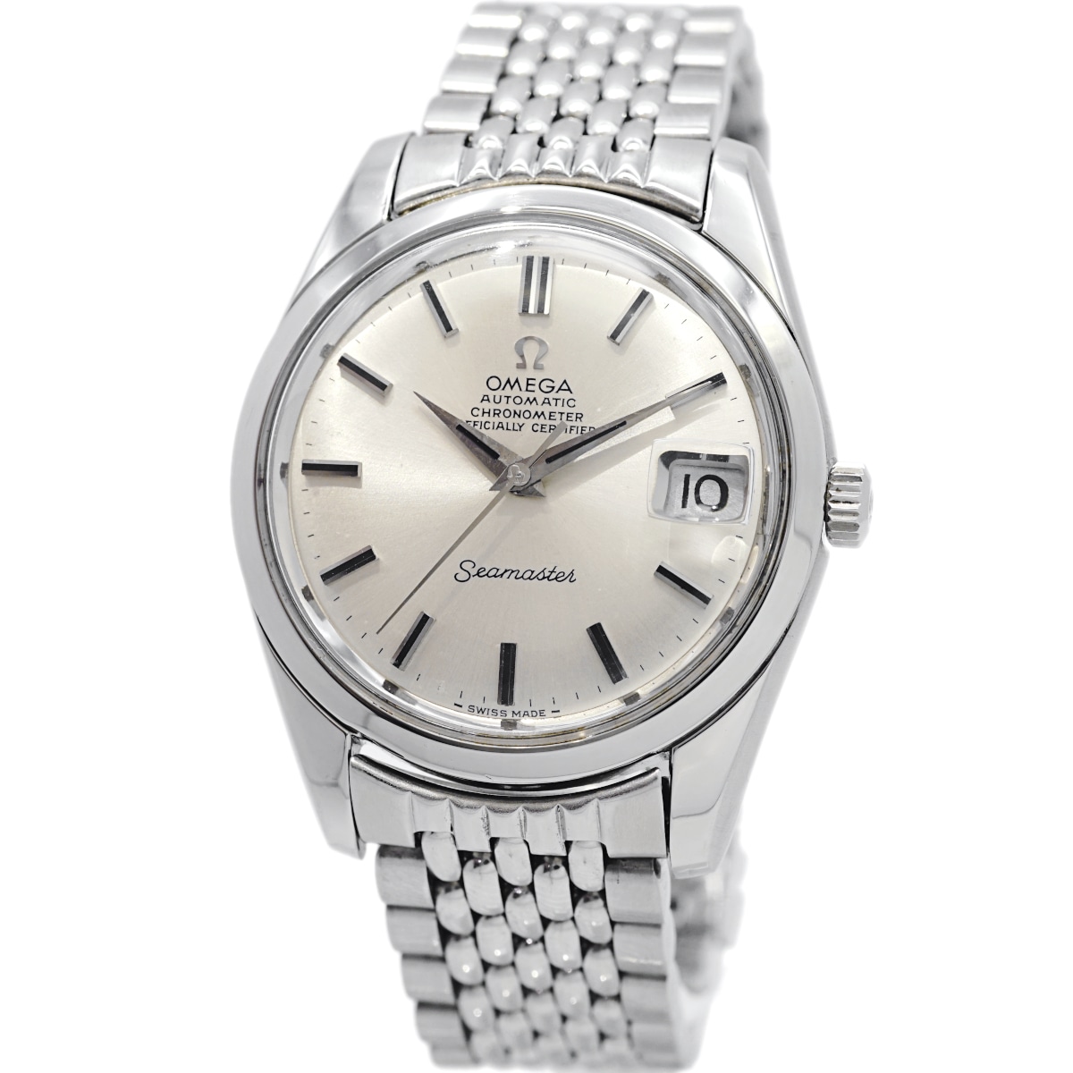 オメガ シーマスター クロノメーター 168.024 純正ブレス Cal.564 自動巻 OH済 1970年製