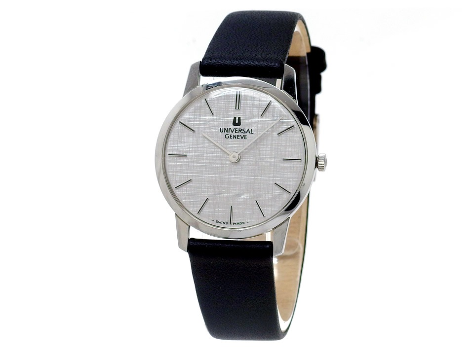 ユニバーサルジュネーブ Ref.842101 絹目文字盤 Cal.1-42 手巻 OH済 1970年代