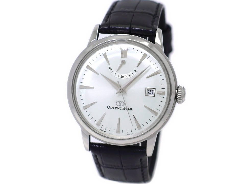 ヨ*ー様 ⭐️オリエントオートマ珍品トノー型⭐️パワーリザーブ