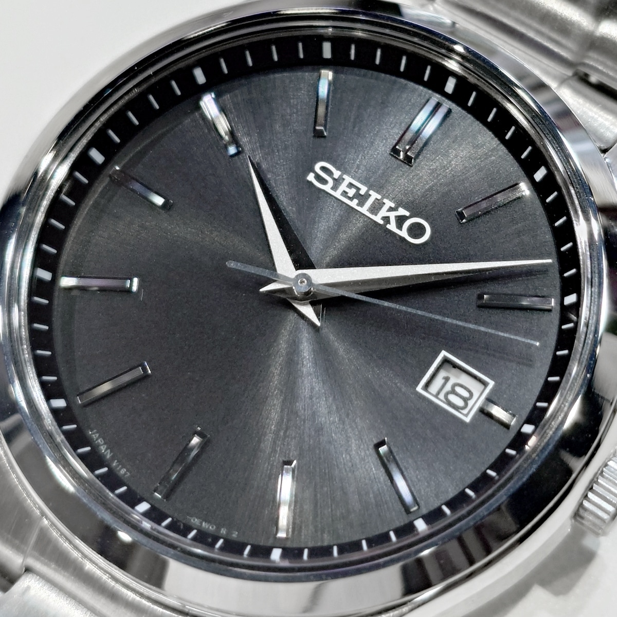 SEIKO SELECTION SBPX147 ソーラー ブラック 日本製 腕時計 収納