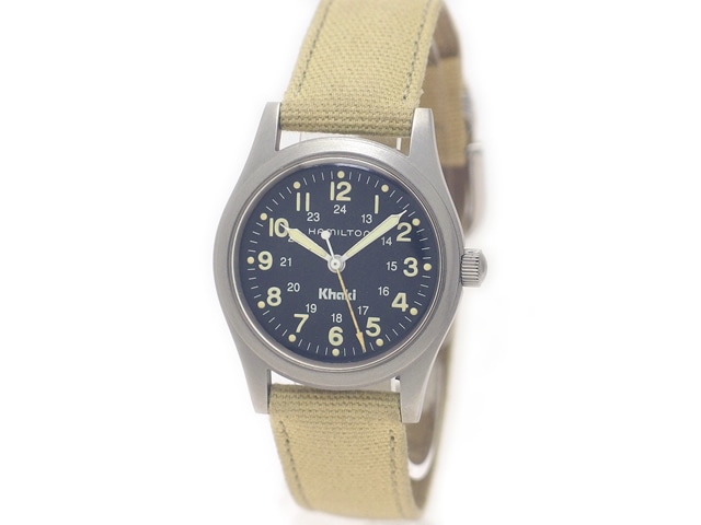 キ*コ様 ハミルトン カーキ 9415 手巻き HAMILTON Khaki 9415ハミルトン カーキ 手巻き 旧ロゴ - メルカリ