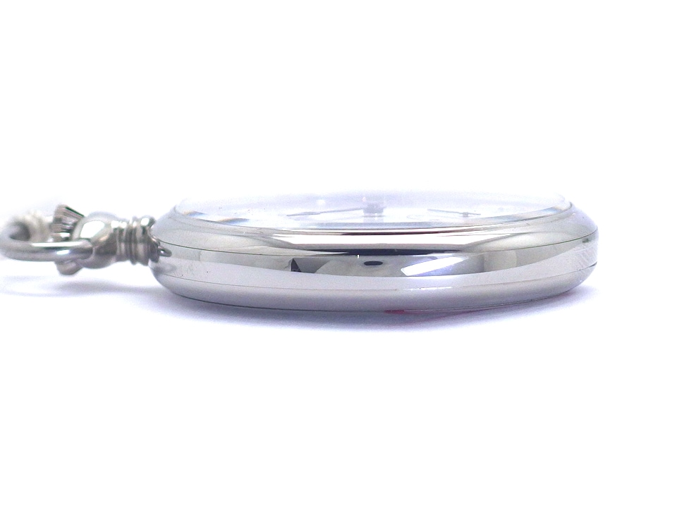 【新品】ルイエラール 懐中時計 オープンフェイス アラビアインデックス 白文字盤 手巻 正規品 　Louis Erard