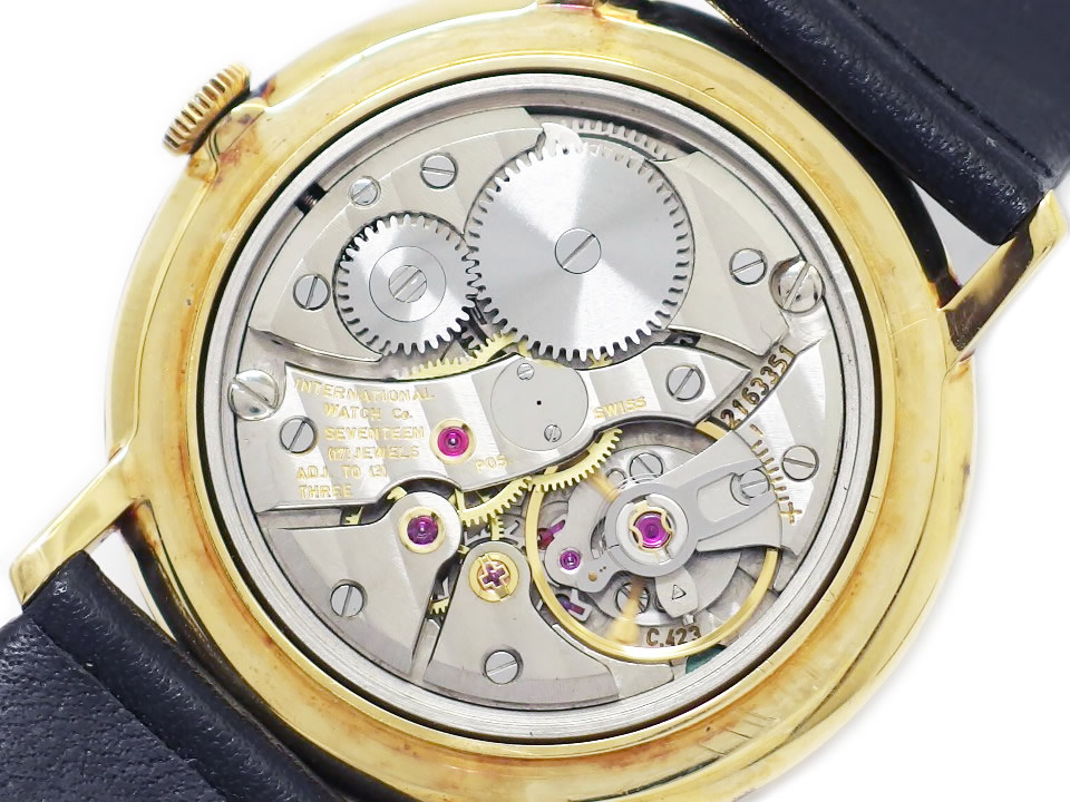 IWC Ref.2500 18K金無垢 Cal.423 17石 手巻き OH済 1976年