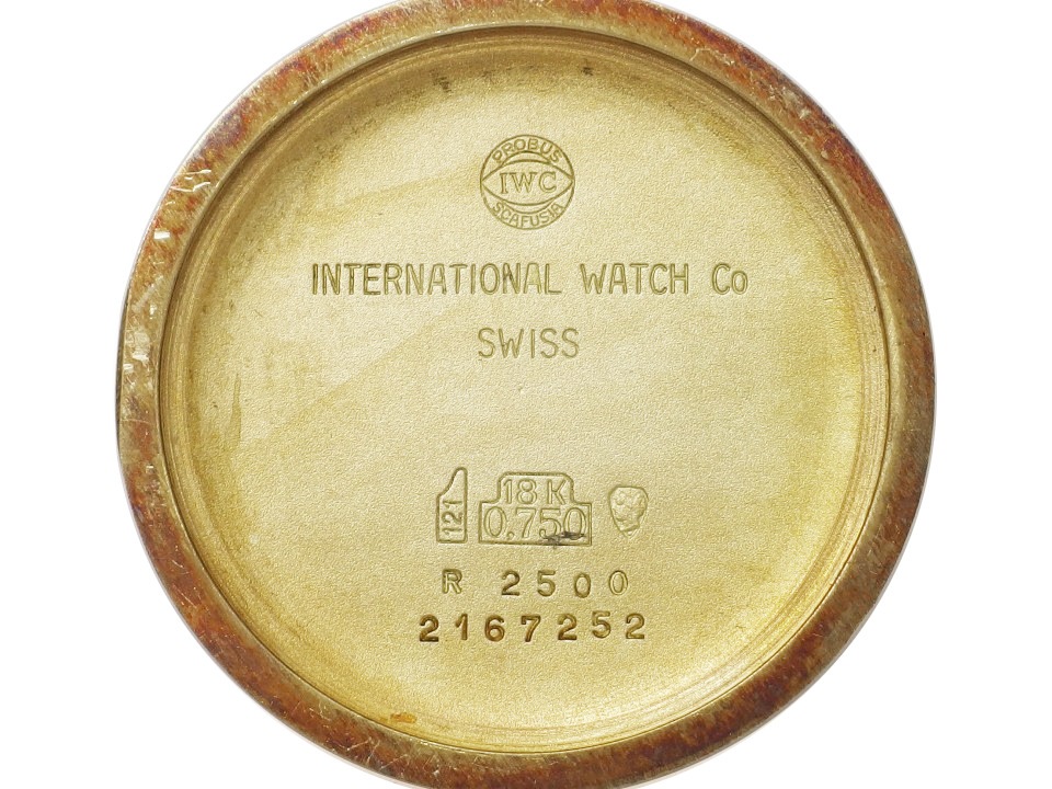 IWC Ref.2500 18K金無垢 Cal.423 17石 手巻き OH済 1976年