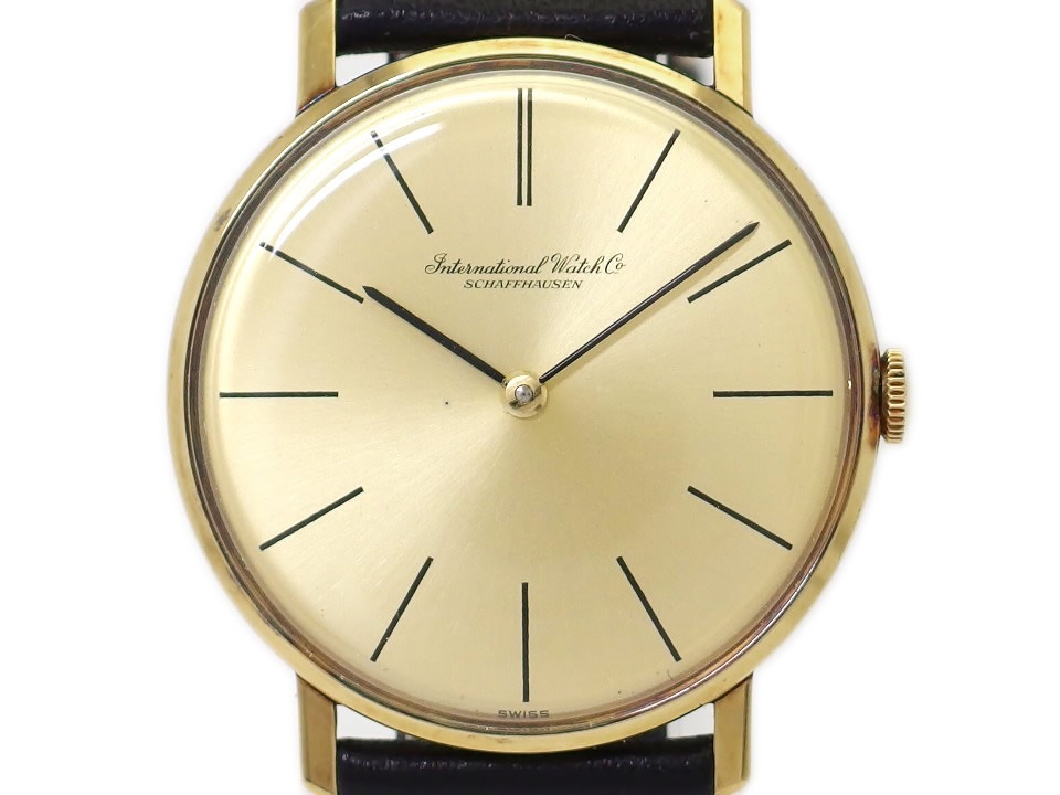 IWC Ref.2500 18K金無垢 Cal.423 17石 手巻き OH済 1976年