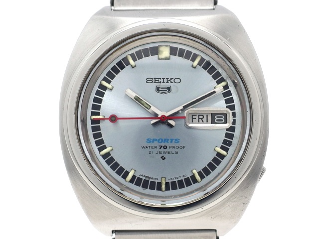 Seiko 5 Sports 6119-8130 21石 オートマチック 時計 1968 Seiko 5 Sports 6119-8130 – TokeiMedic