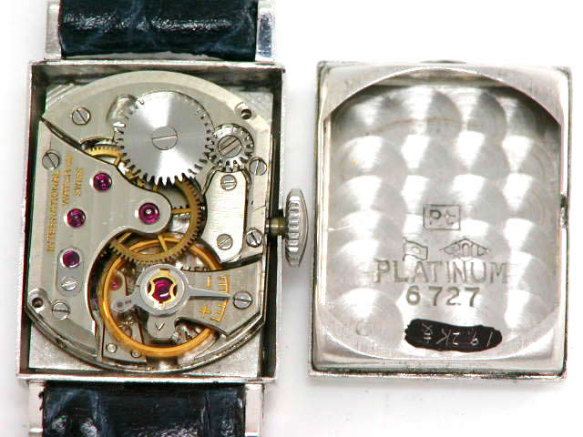 インターナショナルウォッチカンパニー プラチナ ダイヤモンド 手巻き 1950年代