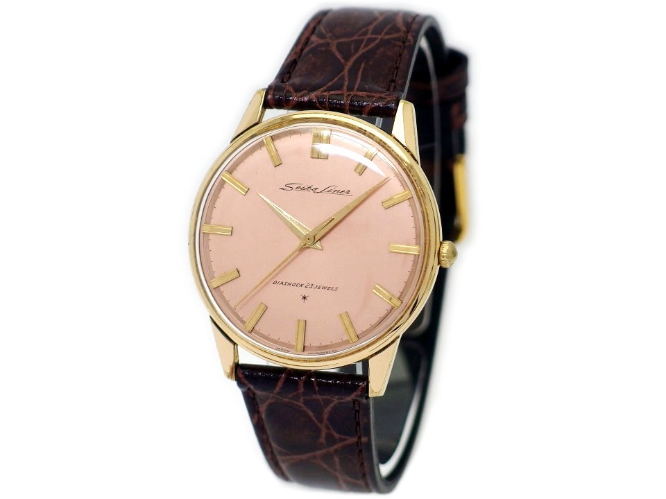 SEIKO セイコー ライナー 23石 手巻き 稼働 ジャンク 変わり文字盤 SEIKO セイコー ライナー 23石 手巻き 稼働 ジャンク 変わり文字盤