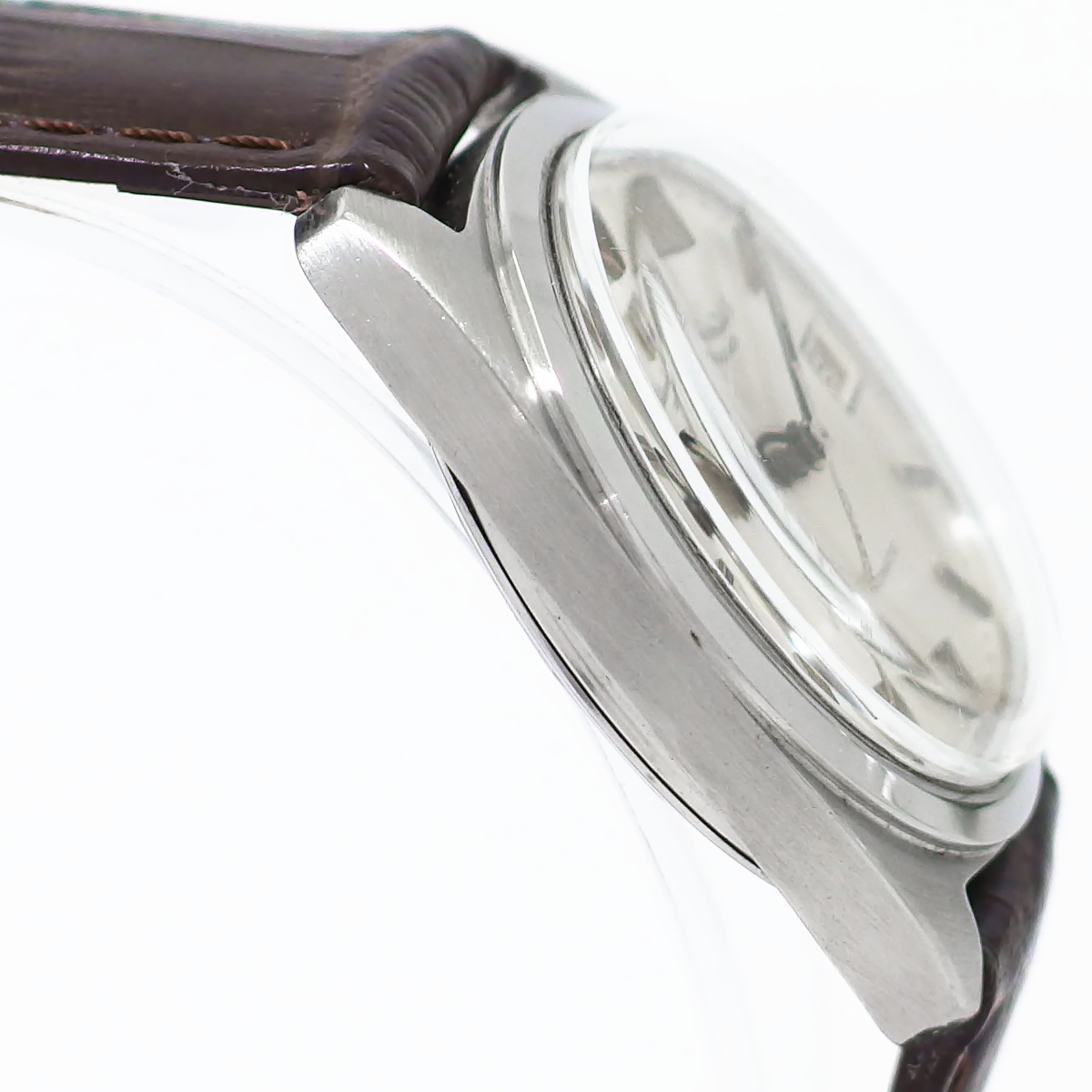 IWC Ref.1827 デイト トノー型ケース シルバー文字盤 Cal.8541B 自動巻 OH済 1970年製