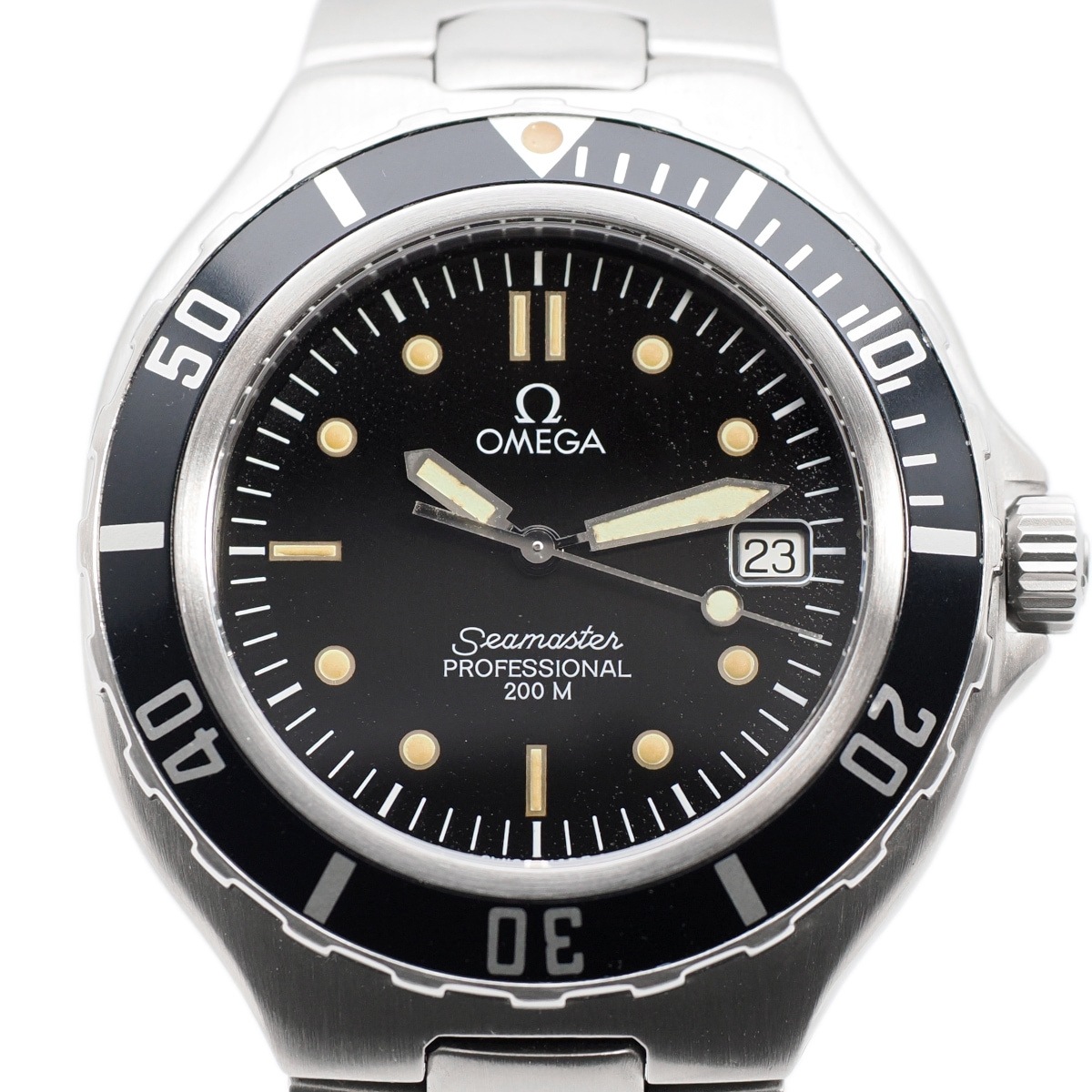 オメガ シーマスター プロフェッショナル 200m Pre-Bond後期 396.1062 リーフ針 クオーツ 2024年メーカーコンプリートサービス済み USED