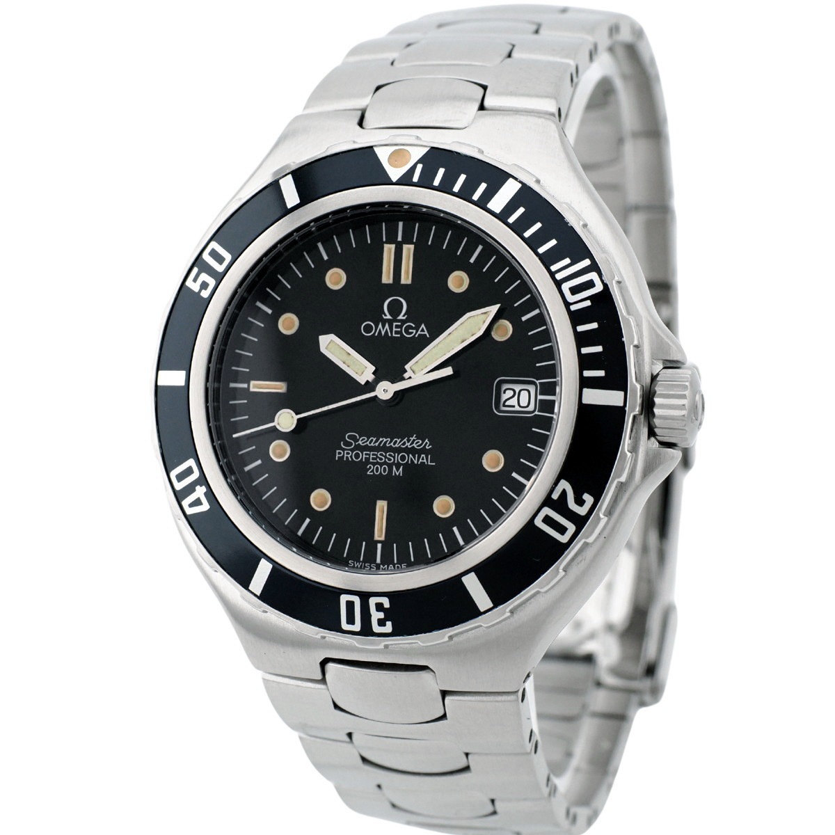 オメガ シーマスター プロフェッショナル 200m Pre-Bond後期 396.1062 リーフ針 クオーツ 2024年メーカーコンプリートサービス済み USED