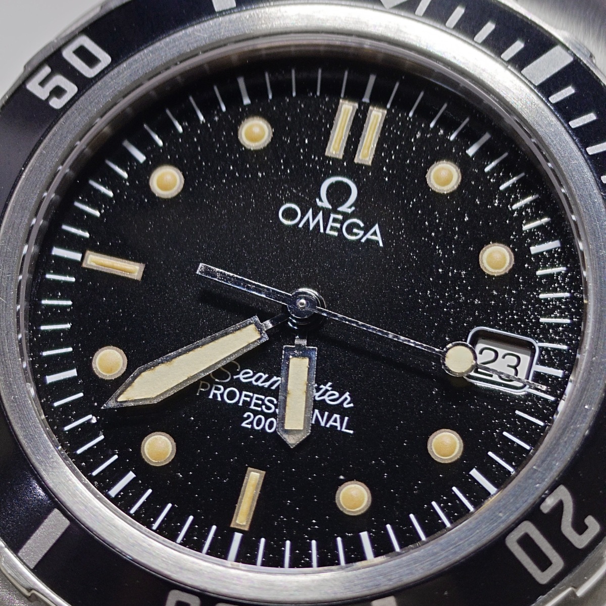 オメガ シーマスター プロフェッショナル 200m Pre-Bond後期 396.1062 リーフ針 クオーツ 2024年メーカーコンプリートサービス済み USED
