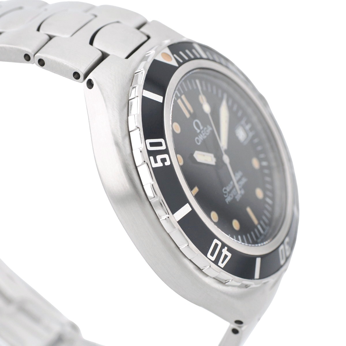 オメガ シーマスター プロフェッショナル 200m Pre-Bond後期 396.1062 リーフ針 クオーツ 2024年メーカーコンプリートサービス済み USED