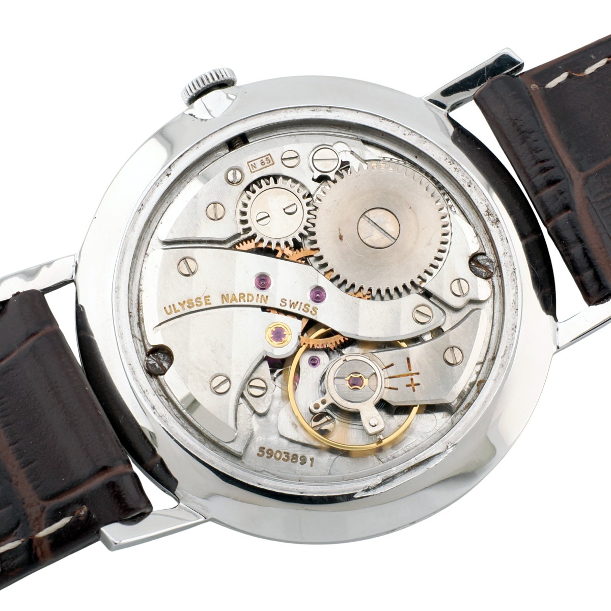 ユリスナルダン Ref.5649-4 Cal.N65 手巻 OH済 1960年代