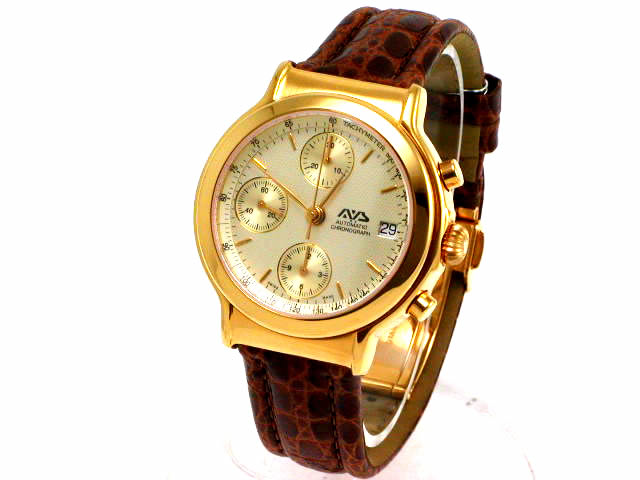 バルジュー7750 ヨコハマ AVS オートマチック クロノグラフ AVS001GCH