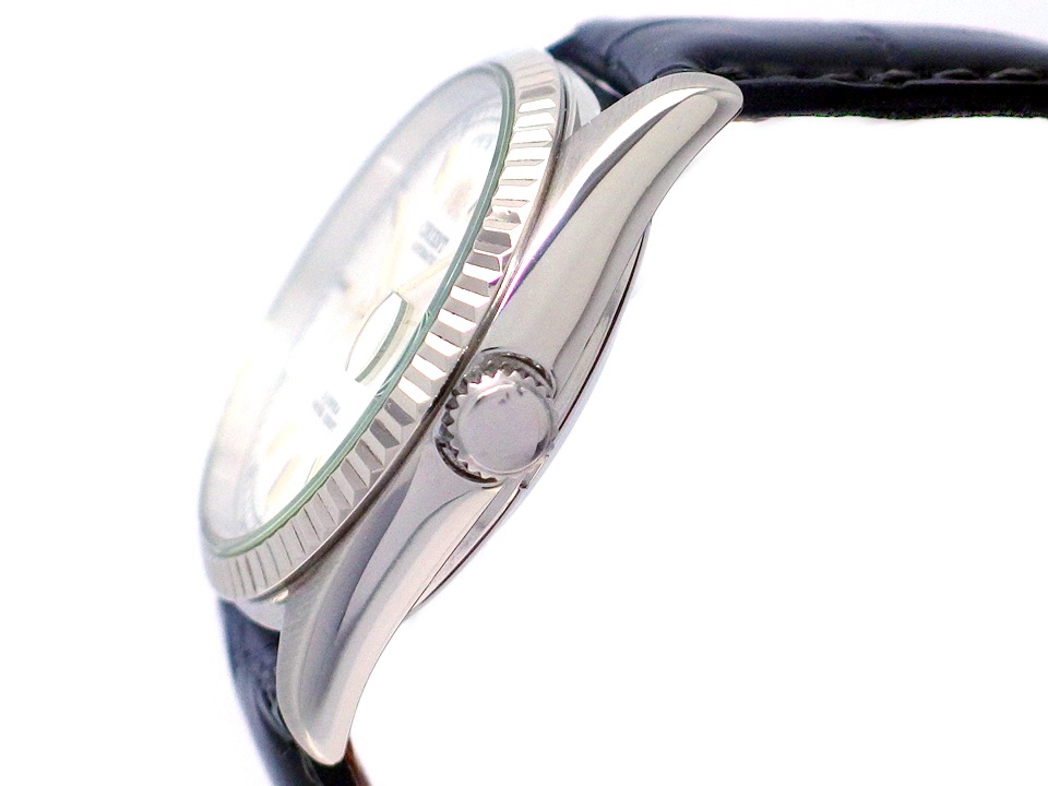 Orient オリエント 46E701-91 デイデイト 自動巻き 白色文字盤 オリエント オートマチック デイデイト 46E701-91 逆輸入モデル