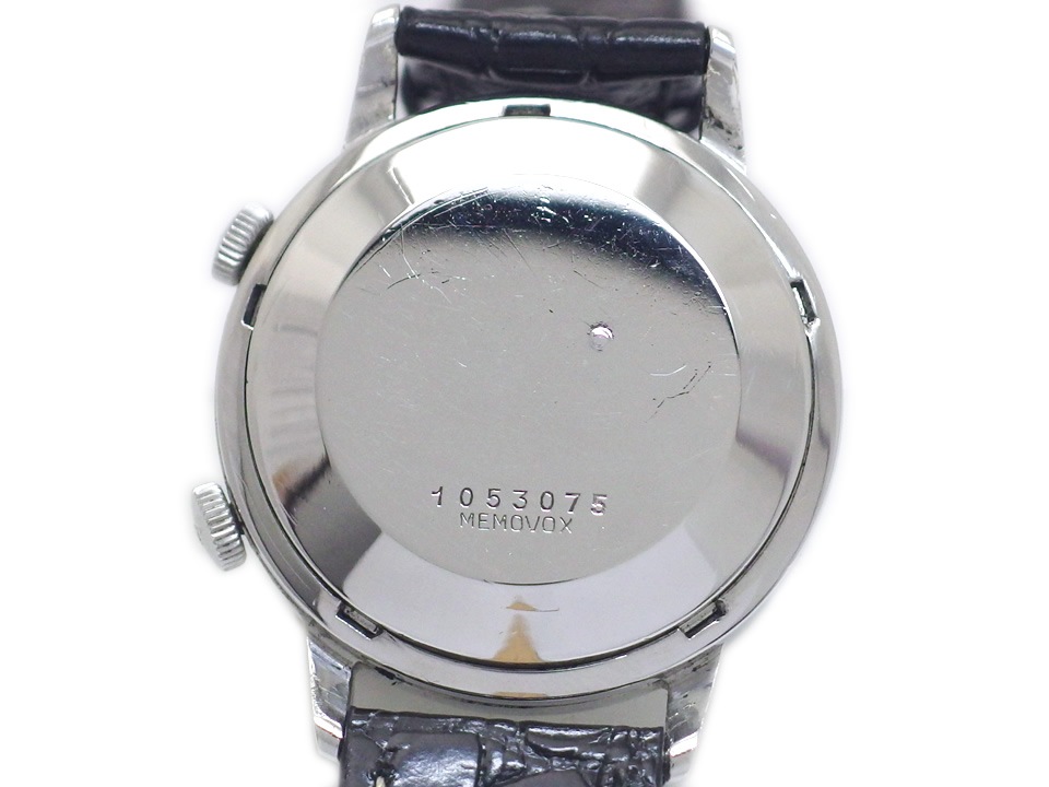 ジャガールクルト メモボックス デイト Ref.855 Cal.825 ハーフローター 自動巻 OH済 1960年代　Jaeger Lecoultre