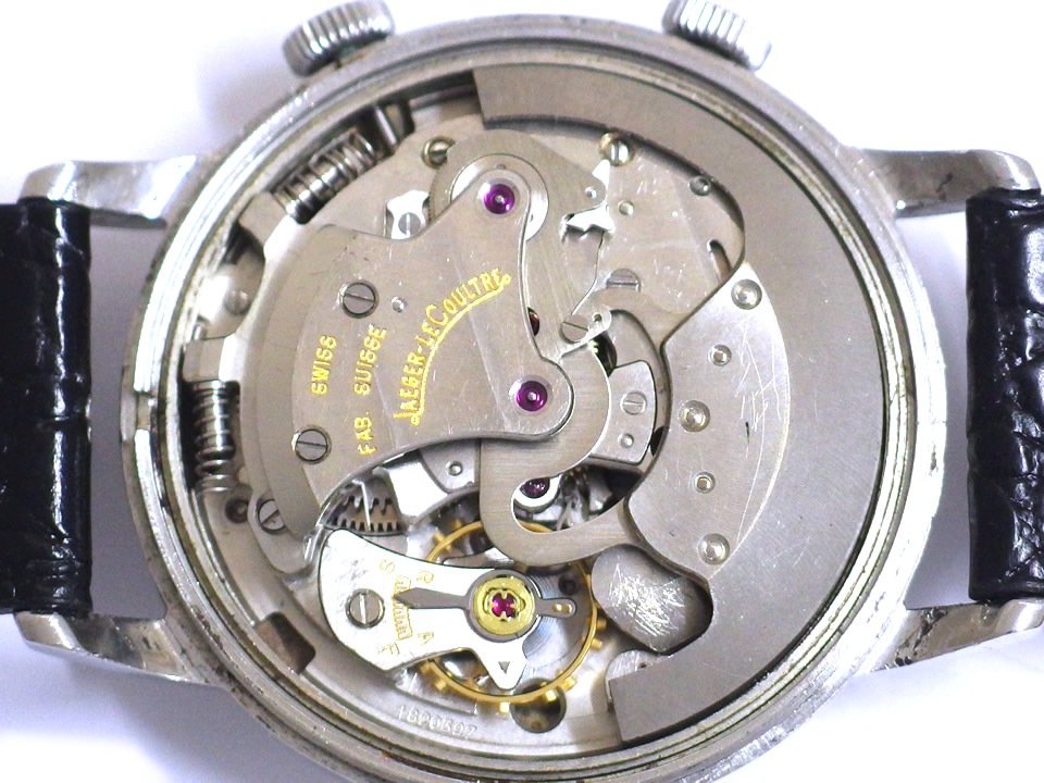 ジャガールクルト メモボックス デイト Ref.855 Cal.825 ハーフローター 自動巻 OH済 1960年代　Jaeger Lecoultre