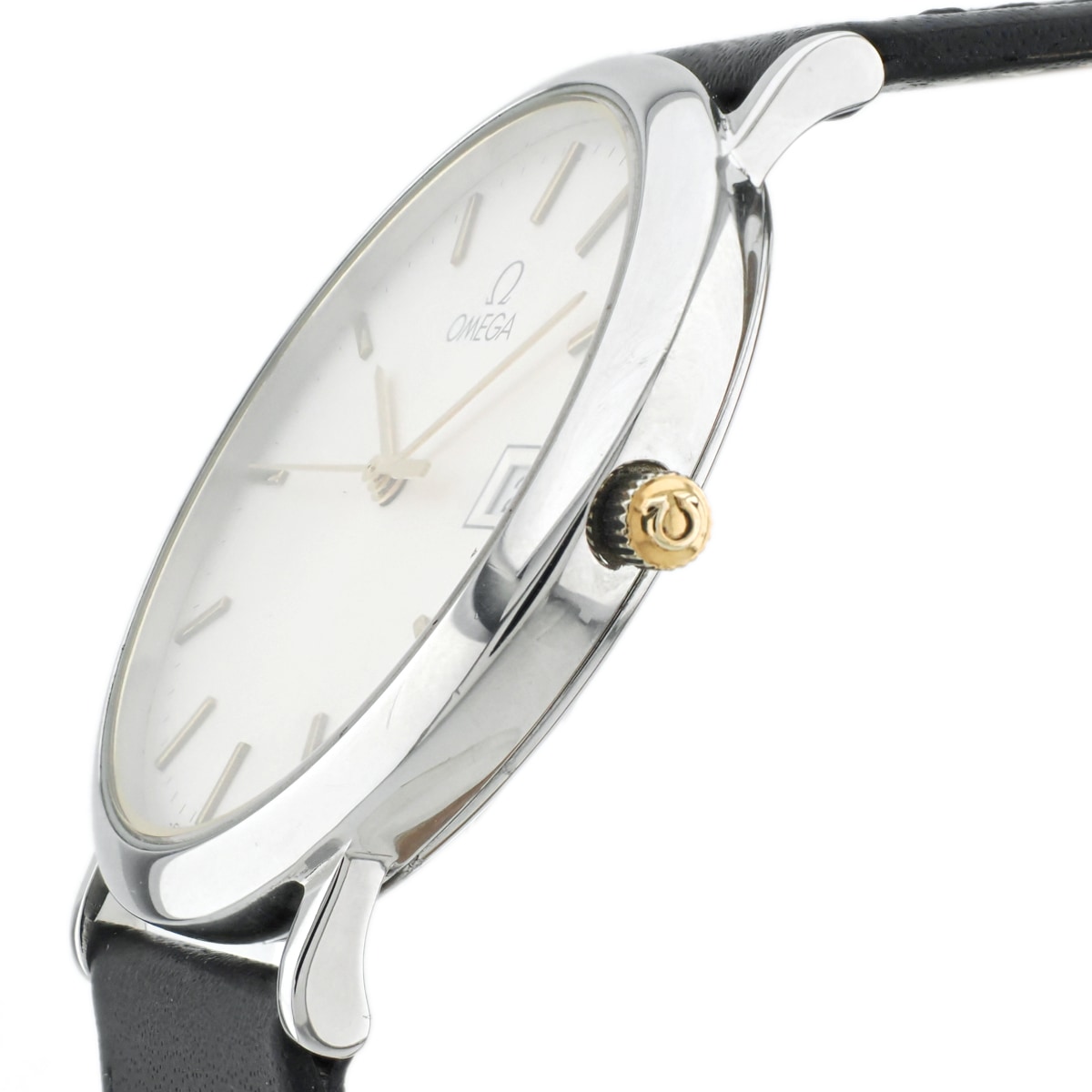 希少】オメガ デヴィル 191.0081 cal.1417 クォーツ ホワイト