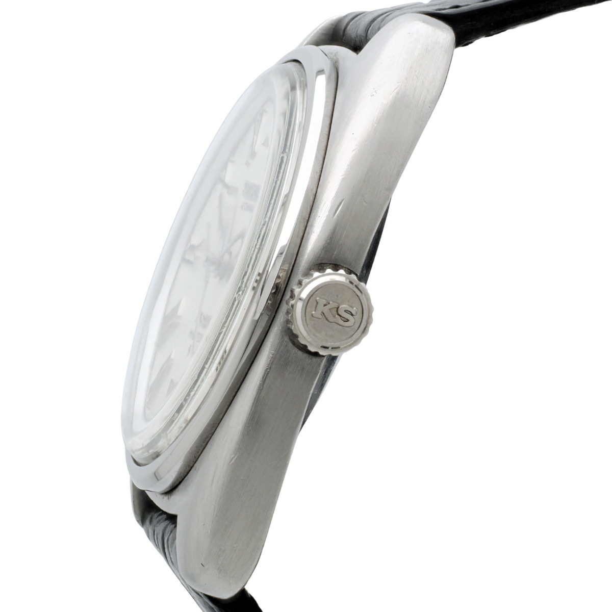 キングセイコー 5621-7000 ノンデイト ベージュ文字盤 ローマインデックス ワンピースケース KSメダリオン KS尾錠 自動巻 OH済 昭和44年/1969年製