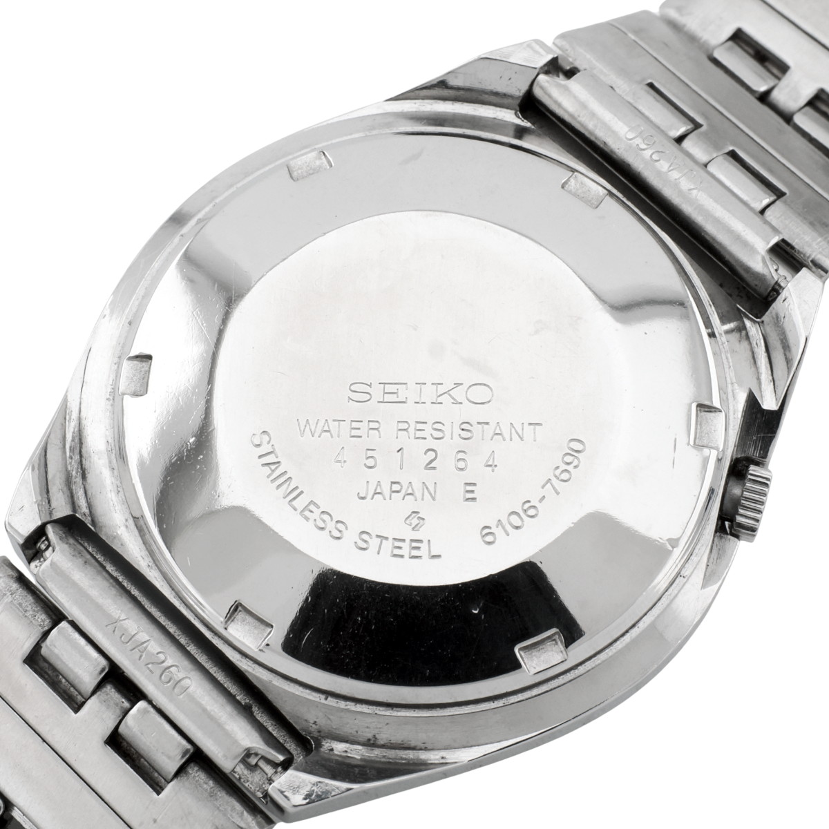 セイコー ファイブアクタス 6106-7690 グリーン文字盤 3面カットガラス 自動巻 OH済 昭和49年/1974年製