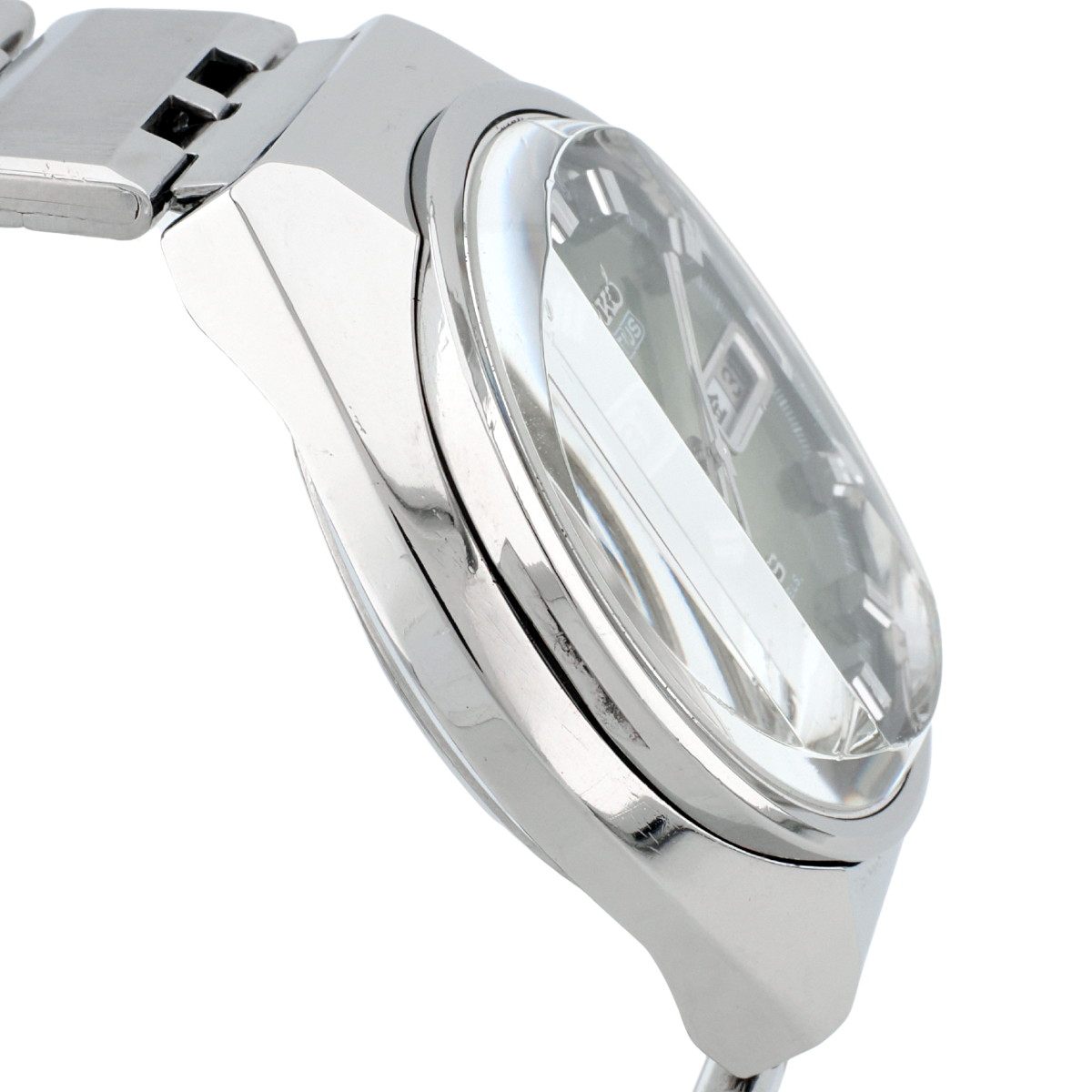 セイコー ファイブアクタス 6106-7690 グリーン文字盤 3面カットガラス 自動巻 OH済 昭和49年/1974年製