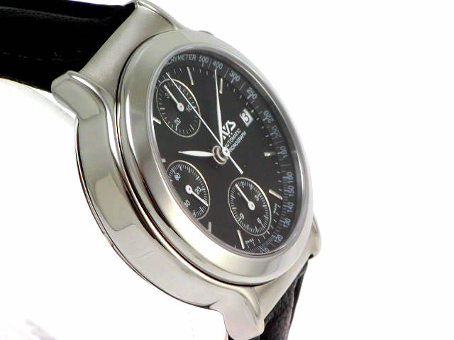 バルジュー7750 ヨコハマ AVS オートマチック クロノグラフ AVS001SBK